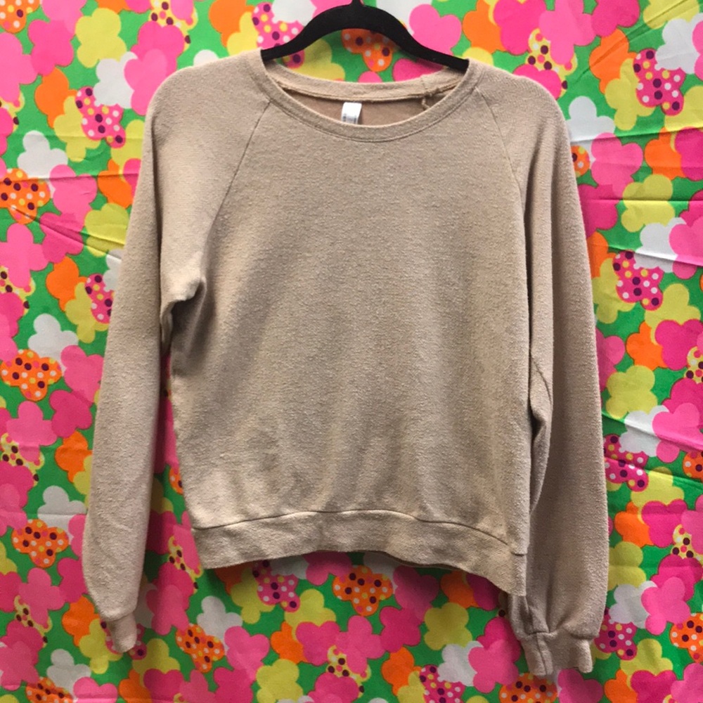 ✨American Apparel ✨Herringbone Crew Neck